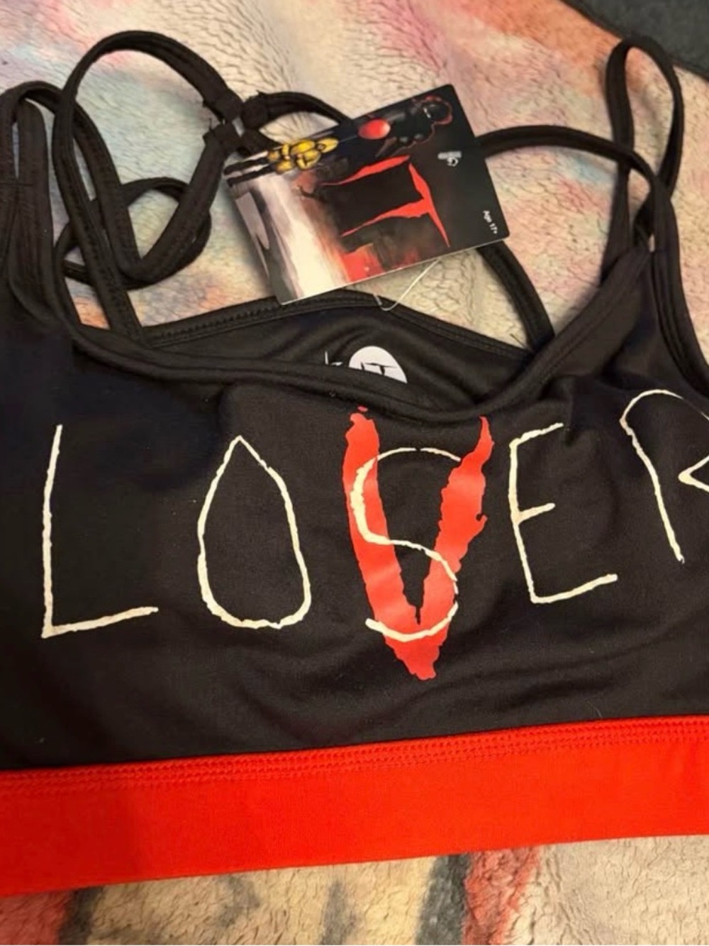 Loser lover pennywise it bioworld size xl
Womens ladies sports horror bra horror